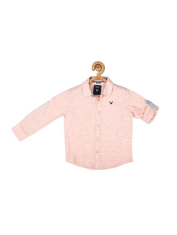 orange cotton blend shirt - 15609024 - Zoom Image - 1
