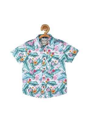 green cotton shirt - 15609025 - Standard Image - 1