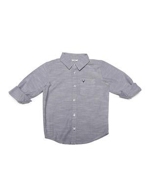 grey cotton blend shirt - 15609041 - Standard Image - 1