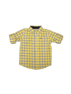 yellow cotton blend shirt - 15609043 - Standard Image - 1