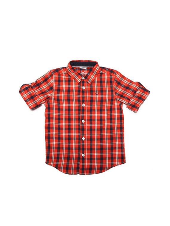 orange cotton blend shirt - 15609044 - Zoom Image - 1