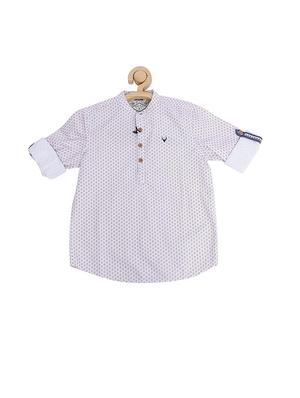 purple cotton blend shirt - 15609063 - Standard Image - 1
