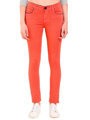polka dotted skinny jeans - 15609178 - Standard Image - 1