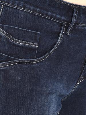 turn-up hem stone washed jeans - 15609179 - Standard Image - 5