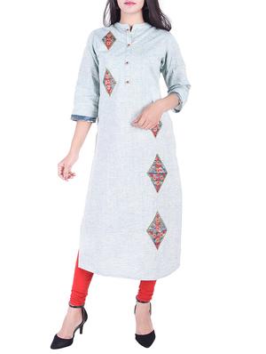 Printed straight kurta - 15609205 - Standard Image - 1