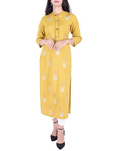 Printed straight kurta - 15609226 - Very Small Image - 1