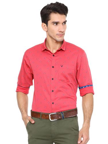 pink cotton casual shirt - 15609298 - Very Small Image - 1