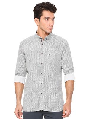 white cotton casual shirt - 15609299 - Standard Image - 1
