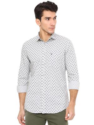 white cotton casual shirt - 15609301 - Standard Image - 1