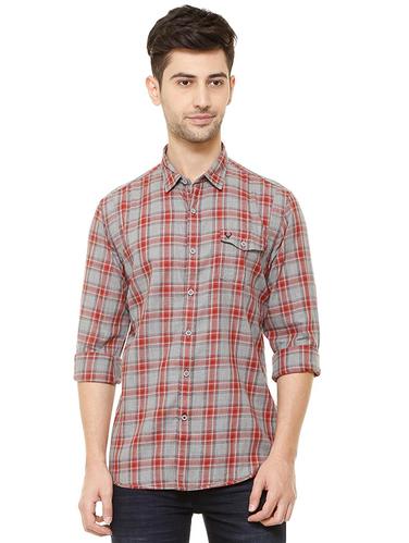 multi colored cotton casual shirt - 15609313 - Very Small Image - 1