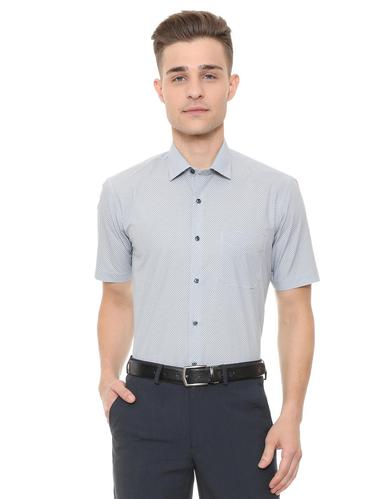 blue cotton casual shirt - 15609337 - Very Small Image - 1