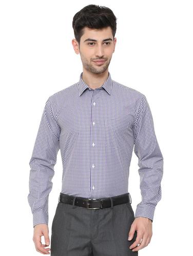 purple cotton blend formal shirt - 15609348 - Very Small Image - 1