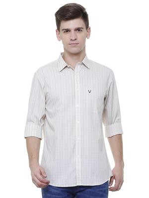white cotton casual shirt - 15609361 - Standard Image - 1