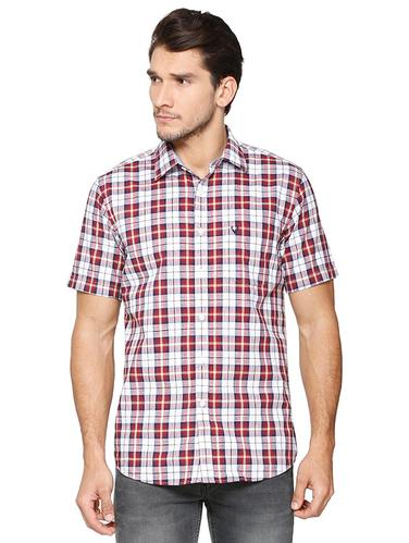 red cotton casual shirt - 15609393 - Very Small Image - 1