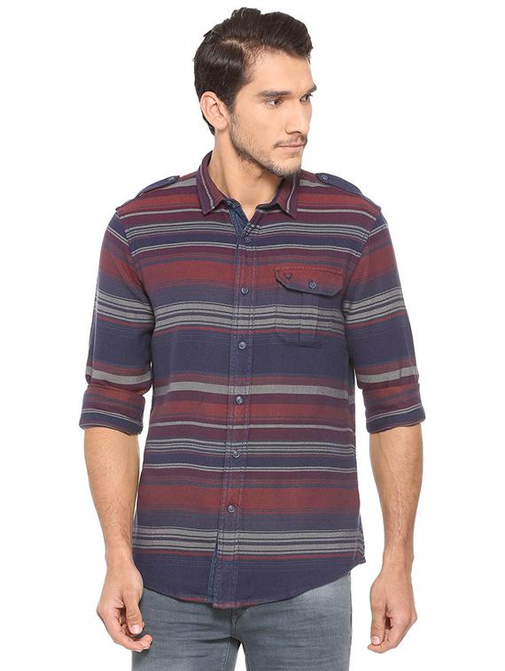 multi colored cotton casual shirt - 15609413 - Zoom Image - 1