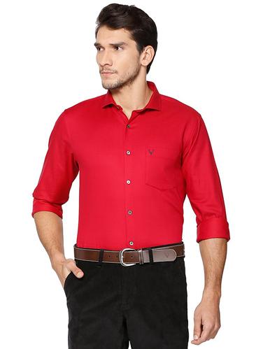 red cotton casual shirt - 15609423 - Very Small Image - 1