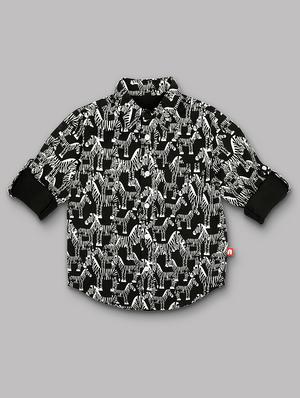 black cotton shirt - 15609734 - Standard Image - 1