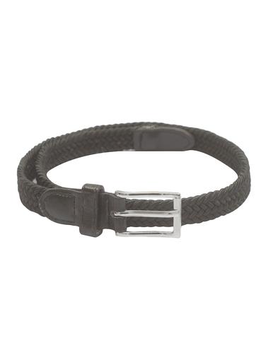 black cotton blend belt - 15610491 - Very Small Image - 1