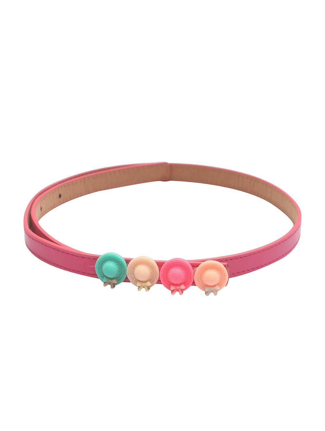 pink leatherette belt - 15610512 - Zoom Image - 1