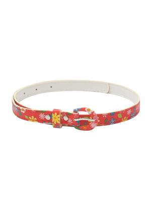 red leatherette belt - 15610521 - Standard Image - 1