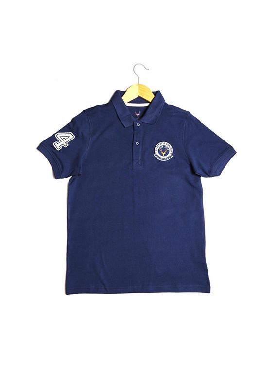 blue cotton blend tshirt - 15610573 - Zoom Image - 1
