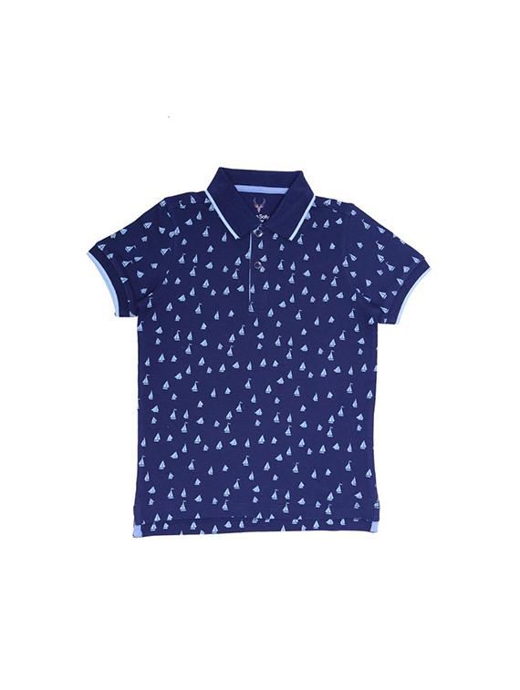 blue cotton tshirt - 15610576 - Zoom Image - 1
