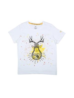 white cotton tshirt - 15610579 - Standard Image - 1