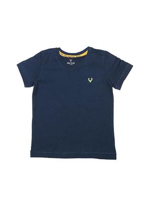 navy blue cotton blend tshirt - 15610582 - Standard Image - 1