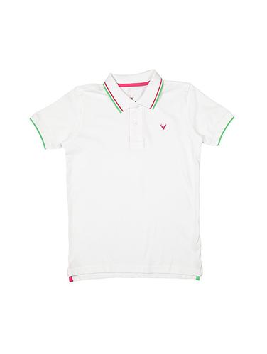 white cotton blend tshirt - 15610591 - Very Small Image - 1