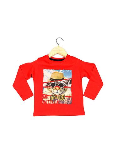 red cotton tshirt - 15610593 - Very Small Image - 1