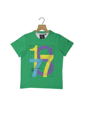 green cotton blend tshirt - 15610596 - Standard Image - 1