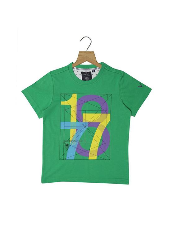 green cotton blend tshirt - 15610596 - Zoom Image - 1