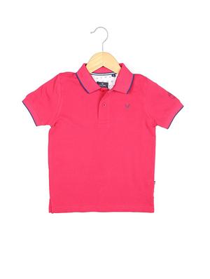 pink cotton blend tshirt - 15610597 - Standard Image - 1