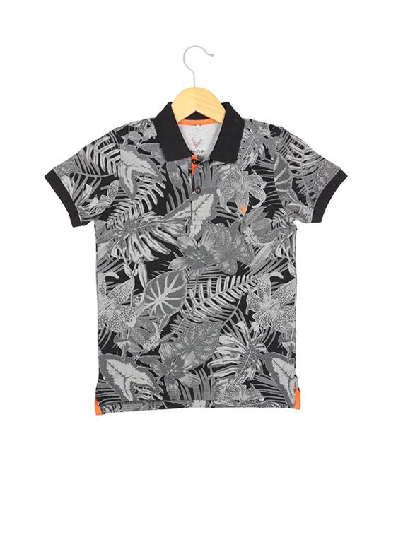 grey cotton blend tshirt - 15610598 - Zoom Image - 1