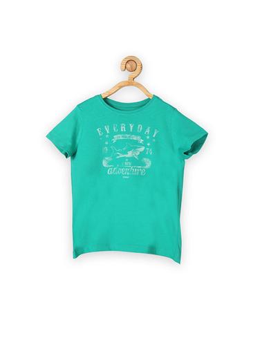 green cotton tshirt - 15610606 - Very Small Image - 1