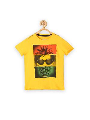 yellow cotton tshirt - 15610610 - Standard Image - 1