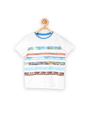 white cotton t-shirt with jacket - 15610611 - Standard Image - 1