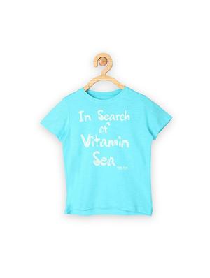 blue cotton tshirt - 15610619 - Standard Image - 1