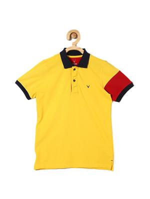 yellow cotton blend tshirt - 15610622 - Standard Image - 1