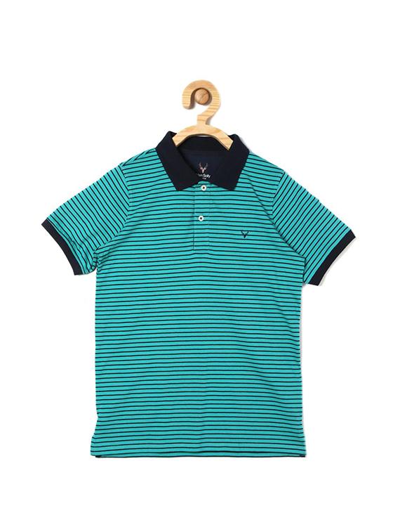 blue cotton blend tshirt - 15610623 - Zoom Image - 1