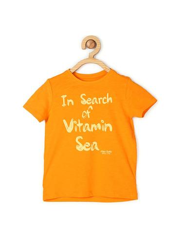 orange cotton tshirt - 15610629 - Very Small Image - 1