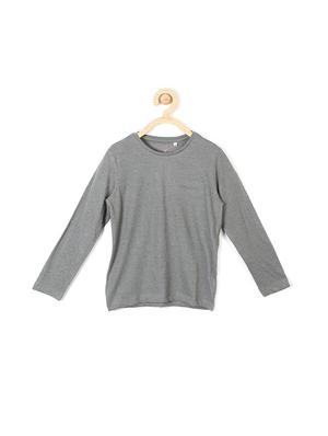grey cotton blend tshirt - 15610635 - Standard Image - 1