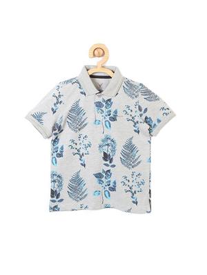 grey cotton blend tshirt - 15610637 - Standard Image - 1