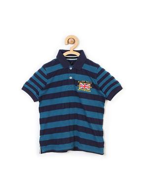 blue cotton blend tshirt - 15610640 - Standard Image - 1