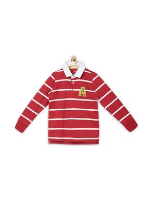 red cotton blend tshirt - 15610641 - Standard Image - 1