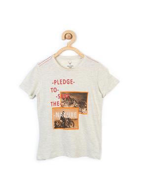grey cotton blend tshirt - 15610644 - Standard Image - 1