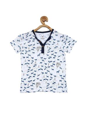 blue cotton tshirt - 15610646 - Standard Image - 1