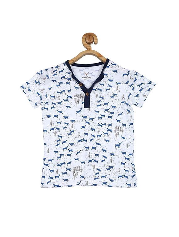 blue cotton tshirt - 15610646 - Zoom Image - 1