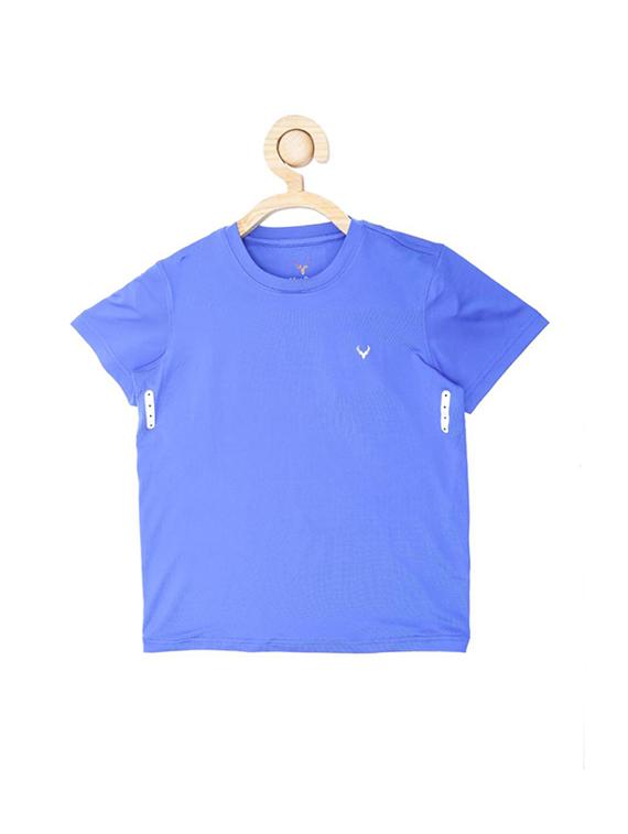 blue cotton blend tshirt - 15610651 - Zoom Image - 1