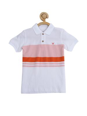 white cotton blend tshirt - 15610652 - Standard Image - 1